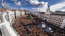 Miles de personas salieron a las calles en España para rechazar ley de amnistía que promueve Pedro Sánchez
