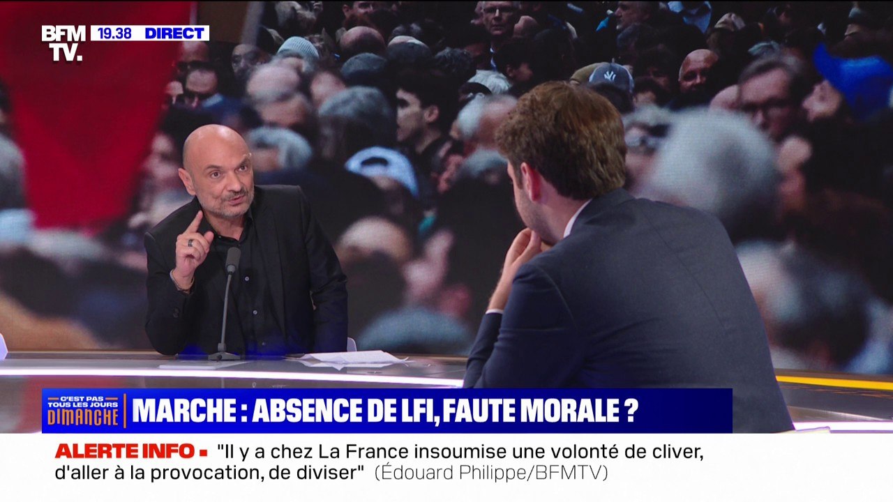 Marche contre l'antisémitisme: "Jean-Luc Mélenc...