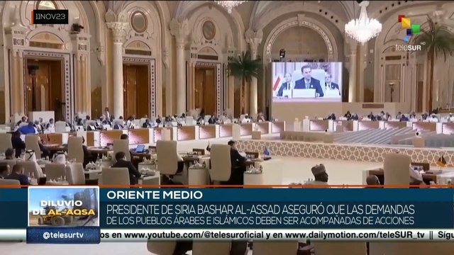 Países árabes e islámicos rechazan el genocidio israelí contra Gaza