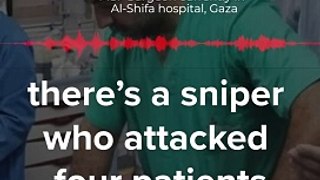 Doctor in Gaza's Al-Shifa Hospital