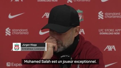 12e j. - Klopp : "Mohamed Salah est un joueur exceptionnel, très spécial"