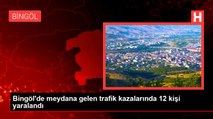 Bingöl'de meydana gelen trafik kazalarında 12 kişi yaralandı