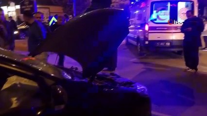 Elazığ'da Otomobil Çarpışması Sonucu 1 Kişi Yaralandı