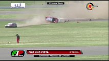 Fiat Uno Pista 2023 La Pampa 2 Race 1 Bonjour Flips