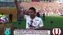 Hinchas de Universitario ovacionan a Edison Flores