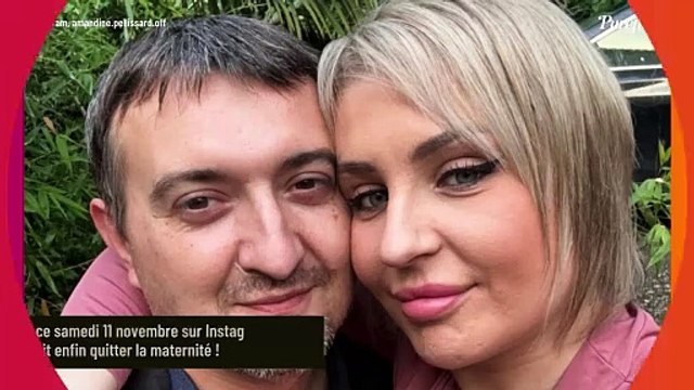 Amandine Pellissard de retour à la maison avec sa petite Maéna : images de son clan enfin au complet