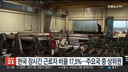 Tải video: 한국 장시간 근로자 비율 17.5%…여전히 주요국 중 상위권