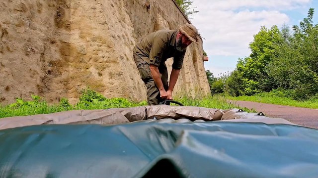Vier-Tage-Abenteuer mit Übernachtung. Im Schlauchboot auf der Mulde! I Teil 1 I Outdoor Overnighter Deutsch