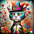 Cat Mandu - Animation Digital Art maker. NFTs Creator. #digitalart #nftartgallery