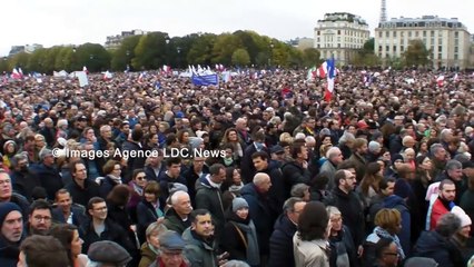 Marche nationale contre l'antisémitisme. Paris/France - 12 Novembre 2023