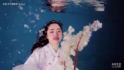 The Return of the Condor Heroes 神鵰俠侶 小龍女 The little dragon girl Xiaolongnü Cosplay 地下水道 白衣渡我