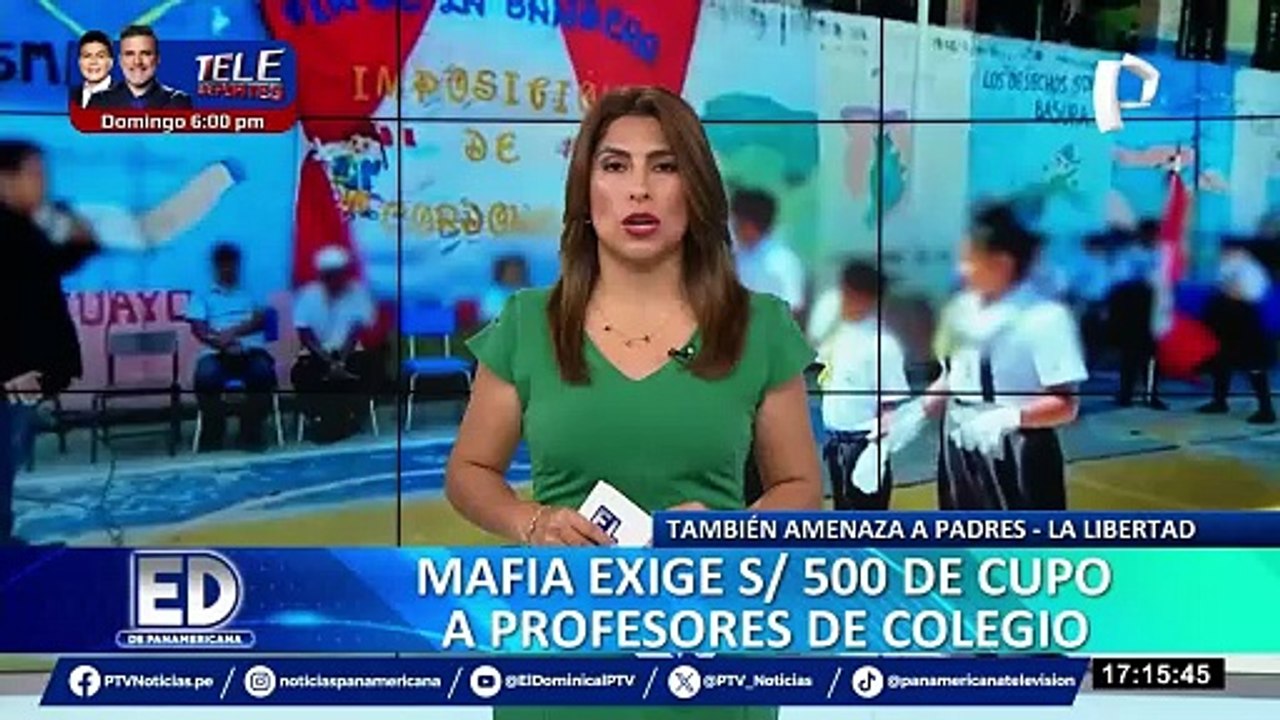 Trujillo: extorsionadores exigen pago de cupos a docentes y padres de familia de colegio