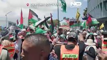 شاهد: الآلاف يخرجون في مسيرة لدعم الفلسطينيين في كيب تاون