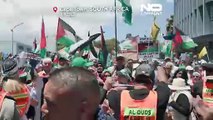 Watch: Thousands march in pro-Palestinian demonstration in Cape Town