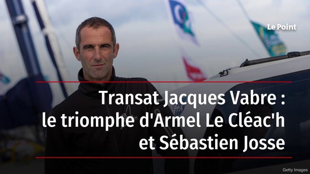 Transat Jacques Vabre : le triomphe d'Armel Le Cléac'h et Sébastien Josse
