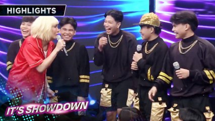 Vice Ganda had fun with the Steps Of Gold group | It's Showdown