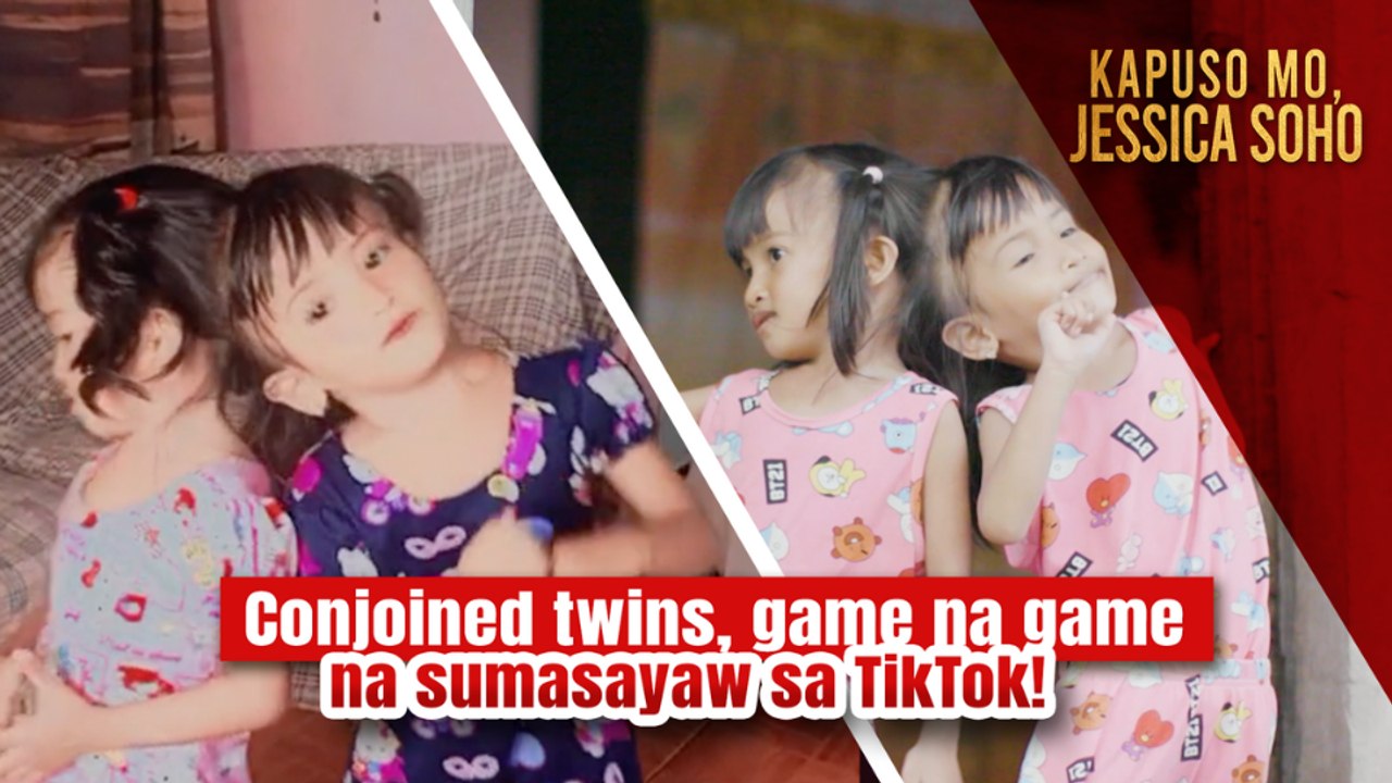 Conjoined twins, game na game na sumasayaw sa TikTok! | Kapuso Mo, Jessica Soho