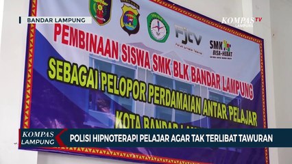 Polisi Hipnoterapi Pelajar Agar Tak Terlibat Tawuran