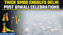 Delhi Air crisis worsens as Diwali fireworks wipe out rain relief | Delhi AQI | Oneindia News