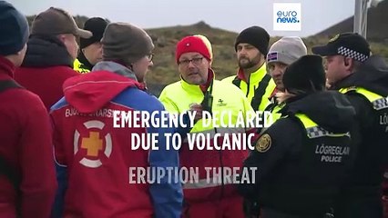 Fears of an imminent volcanic eruption prompt emergency measures in Iceland