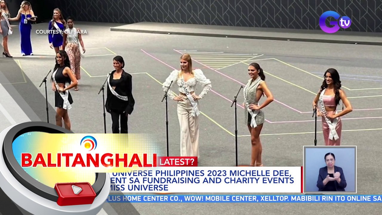 Miss Universe Philippines 2023 Michelle Dee, present sa Fundraising and Charity Events ng Miss Universe | BT