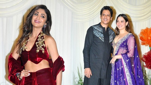 Vijay Varma & Tamannaah Bhatia Light Up Shilpa Shetty's Celebration