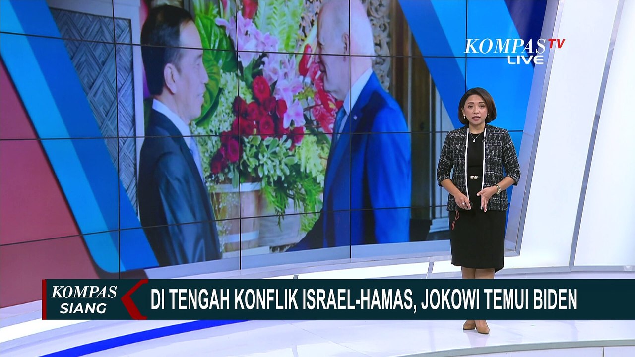Jokowi Bertemu Joe Biden di Tengah Gencatan Senjata Israel-Hamas