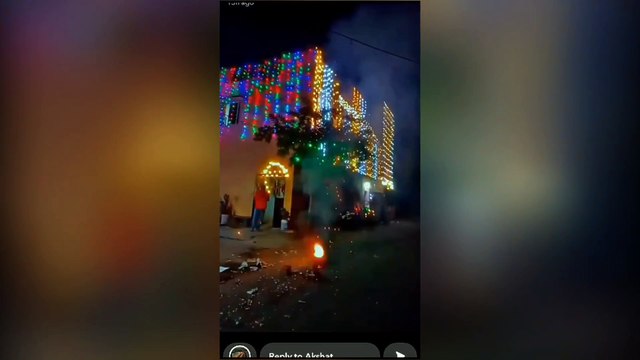 सुप्रीम कोर्ट का आदेश पटाखों के धुंए में उड़ा, दिवाली पर मेरठ में जमकर आतिशबाजी