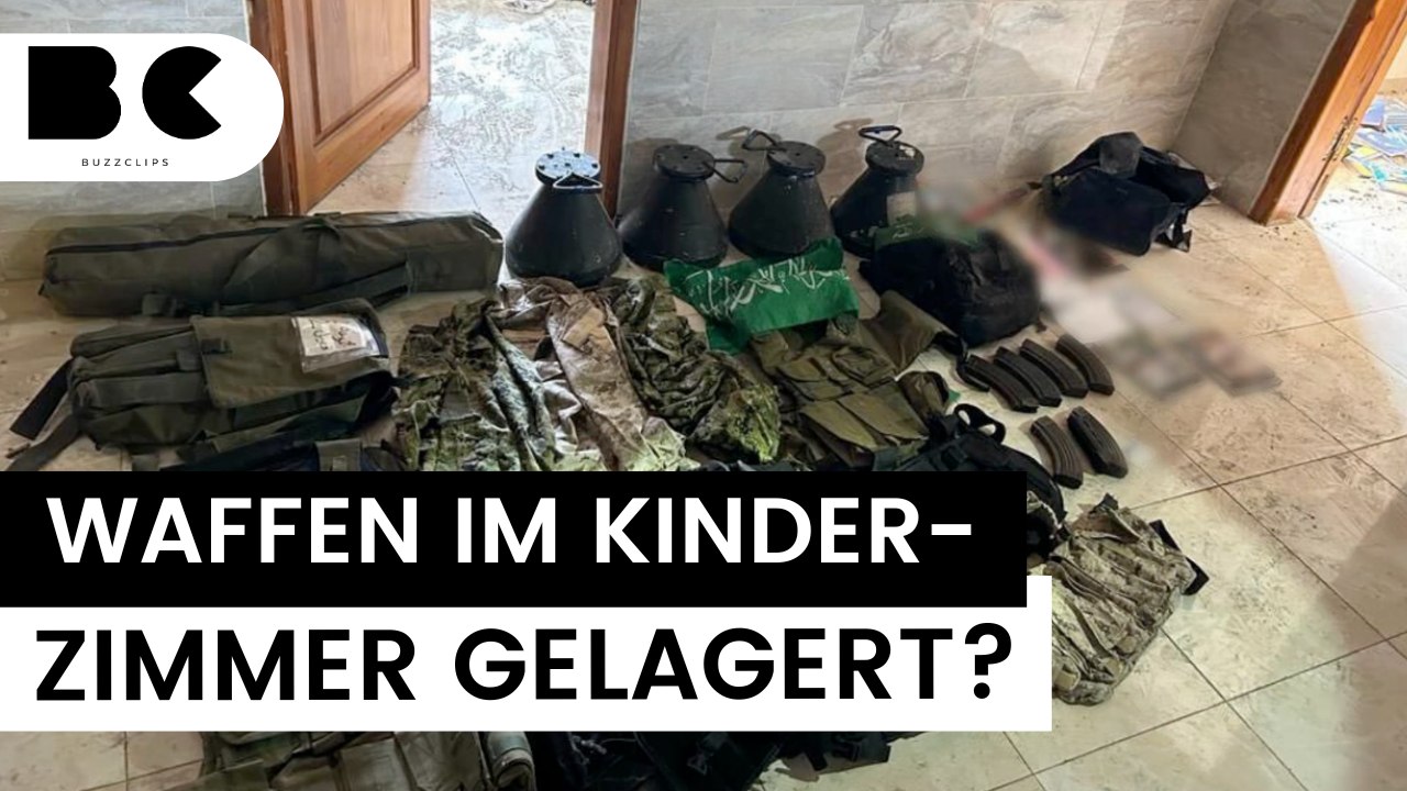 Gaza: dschihadisten verstecken wohl waffen in kinderzimmer!