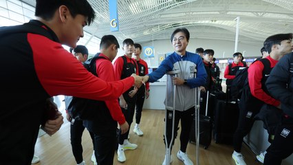 '황선홍 호' 전지훈련 위해 프랑스 출국 / YTN