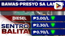 Hanggang P3 na tapyas sa presyo ng diesel at kerosene, epektibo na sa Martes;