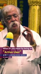 What do you mean by being an _Active User_ - Sadguru Aniruddha Bapu gives an example
