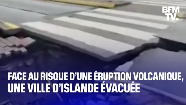 Face au risque d’une éruption volcanique, une ville d’Islande évacuée