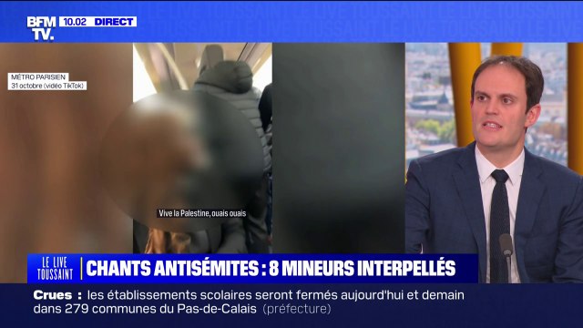 Chants antisémites dans le métro parisien: C'est un cas extrêmement emblématique de l'antisémitisme qui s'est développé depuis le 7 octobre , analyse le président du Crif