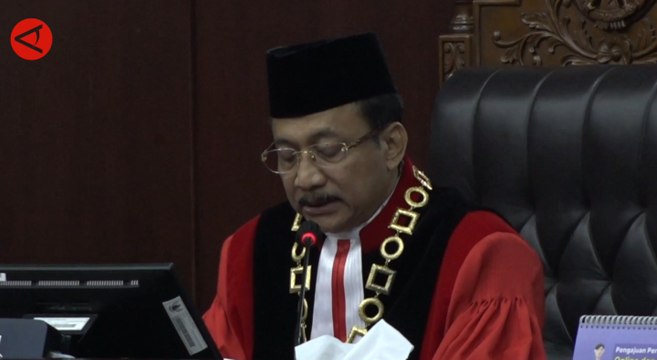 Suhartoyo dilantik jadi Ketua MK gantikan Anwar Usman