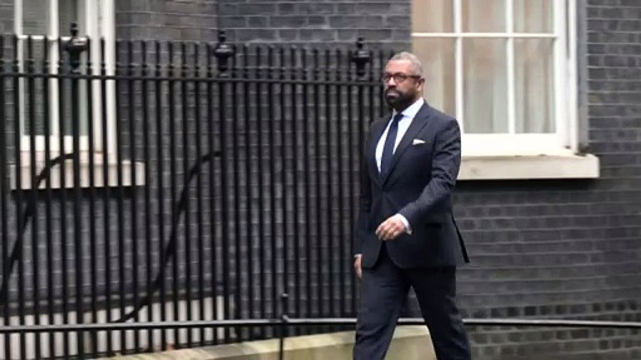 James Cleverly arrives at Number 10 amid cabinet reshuffle