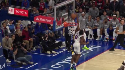 Maxey-mum effort - Tyrese's trio of blocks