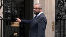 James Cleverly enters Downing Street after Suella Braverman sacked as home secretary