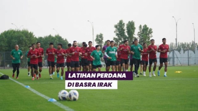 Intip Latihan Perdana Timnas Indonesia di Irak, Fokus Pemulihan Fisik