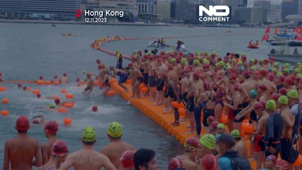 Χονγκ Κονγκ: Σχεδόν 3.000 άτομα συμμετείχαν στον ετήσιο διαγωνισμό κολύμβησης