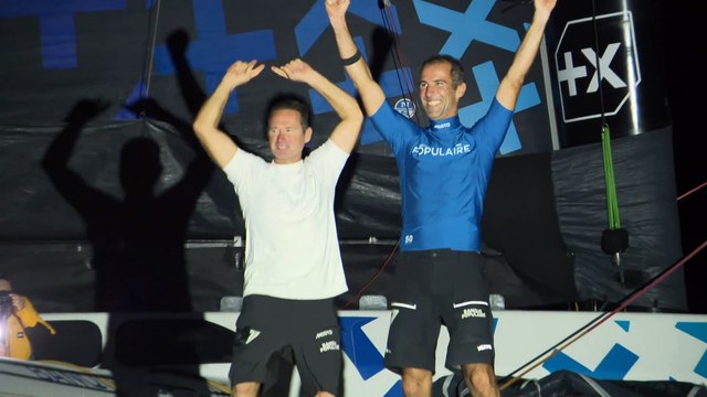 Transat Jacques Vabre Normandie Le Havre 2023 -12/11/2023 - ARRIVEE DU 1ER ULTIM (AVANT JURY) MAXI BANQUE POPULAIRE XI