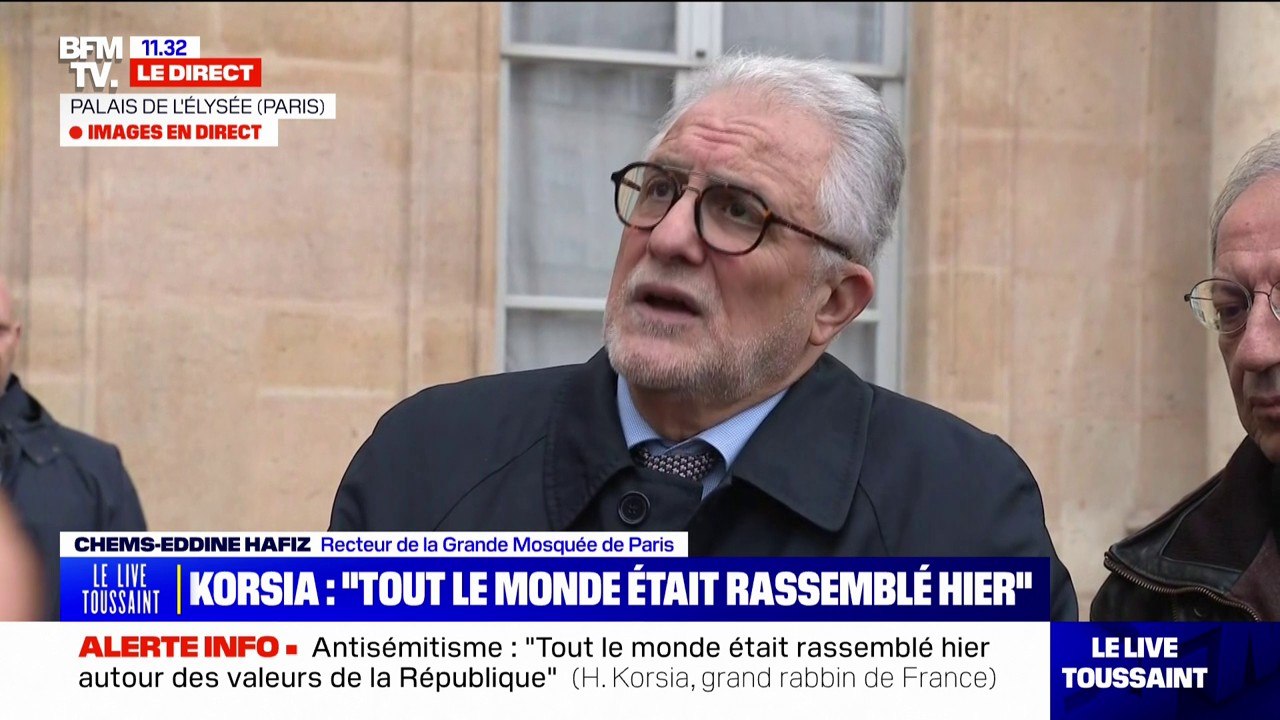 Marche contre l'antisémitisme: le recteur de la Grande mosquée de Paris aurait souhaité "une lutte contre le racisme"