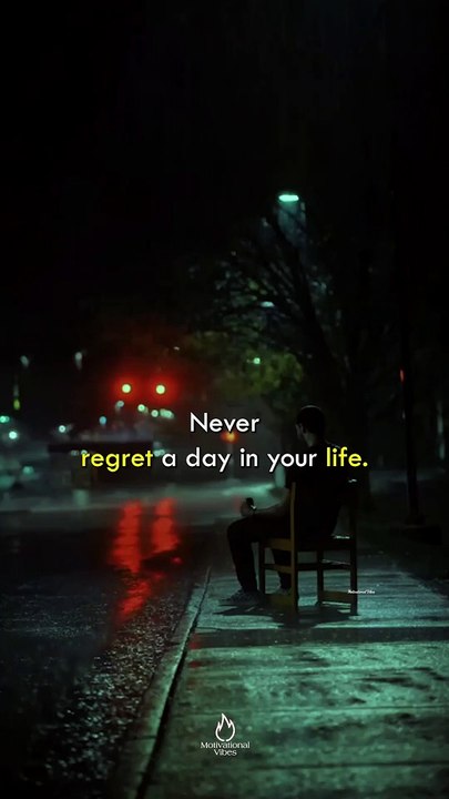 NEVER REGRET ANYTING