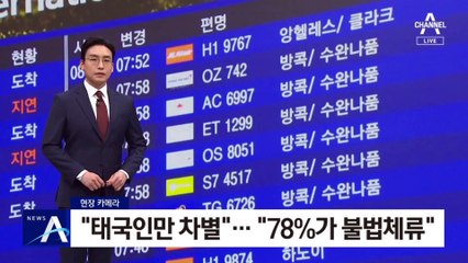 [현장 카메라]“태국인만 차별”…“78%가 불법체류”