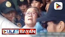 Dating Sen. De Lima, emosyonal na lumabas ng Muntinlupa RTC matapos payagang makapagpiyansa