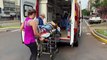 Duas pessoas ficam feridas após colisão entre motos na Avenida Brasil