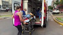 Duas pessoas ficam feridas após colisão entre motos na Avenida Brasil