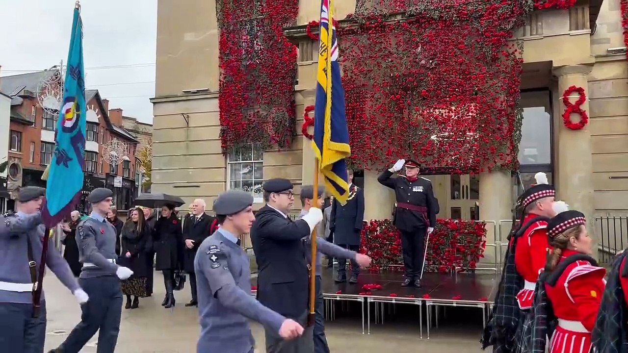 Remembrance Sunday in Mansfield
