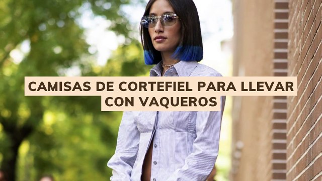 Camisas de Cortefiel para llevar con vaqueros