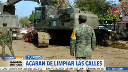 Sedena termina de limpiar las calles de Acapulco tras el paso de Otis